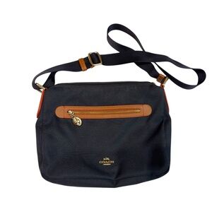 Coach Navy Sawyer Crossbody Purse